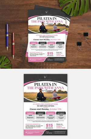 Design de Flyer par debdesign pour Pilates with Anna | Design : #29080466