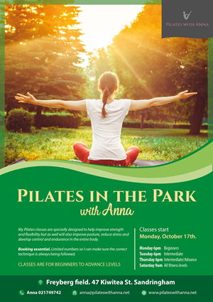Design de Flyer par alice pour Pilates with Anna | Design : #29081714