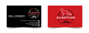 Business Card Design by RS_Design for Alsatian Enterprises LLC  | Design: #29080449