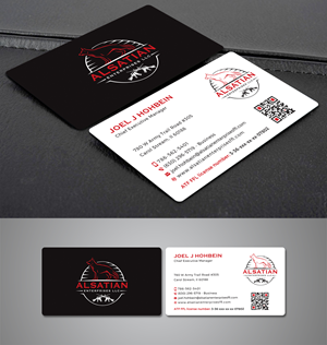 Business Card Design by Creative Moon Design for Alsatian Enterprises LLC  | Design: #29109276