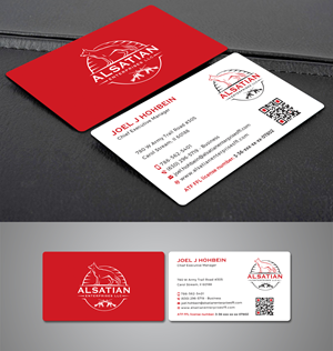 Business Card Design by Creative Moon Design for Alsatian Enterprises LLC  | Design: #29109278
