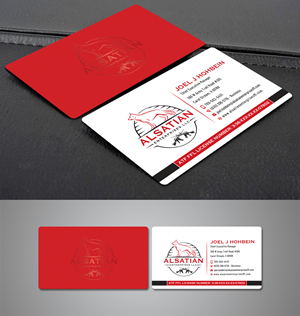 Business Card Design by Creative Moon Design for Alsatian Enterprises LLC  | Design: #29127665