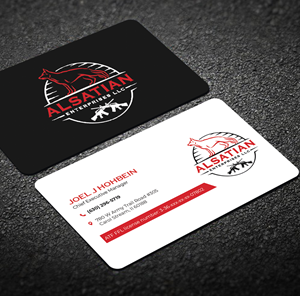 Diseño de Tarjeta de Presentación por Graphixpointt para Alsatian Enterprises LLC  | Diseño: #29079548