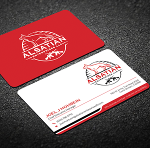 Diseño de Tarjeta de Presentación por Graphixpointt para Alsatian Enterprises LLC  | Diseño: #29079708