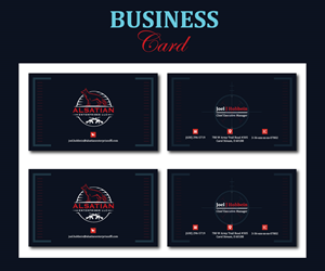 Business Card Design by abvectart for Alsatian Enterprises LLC  | Design: #29139114