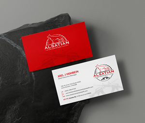 Diseño de Tarjeta de Presentación por artbitin para Alsatian Enterprises LLC  | Diseño: #29080489