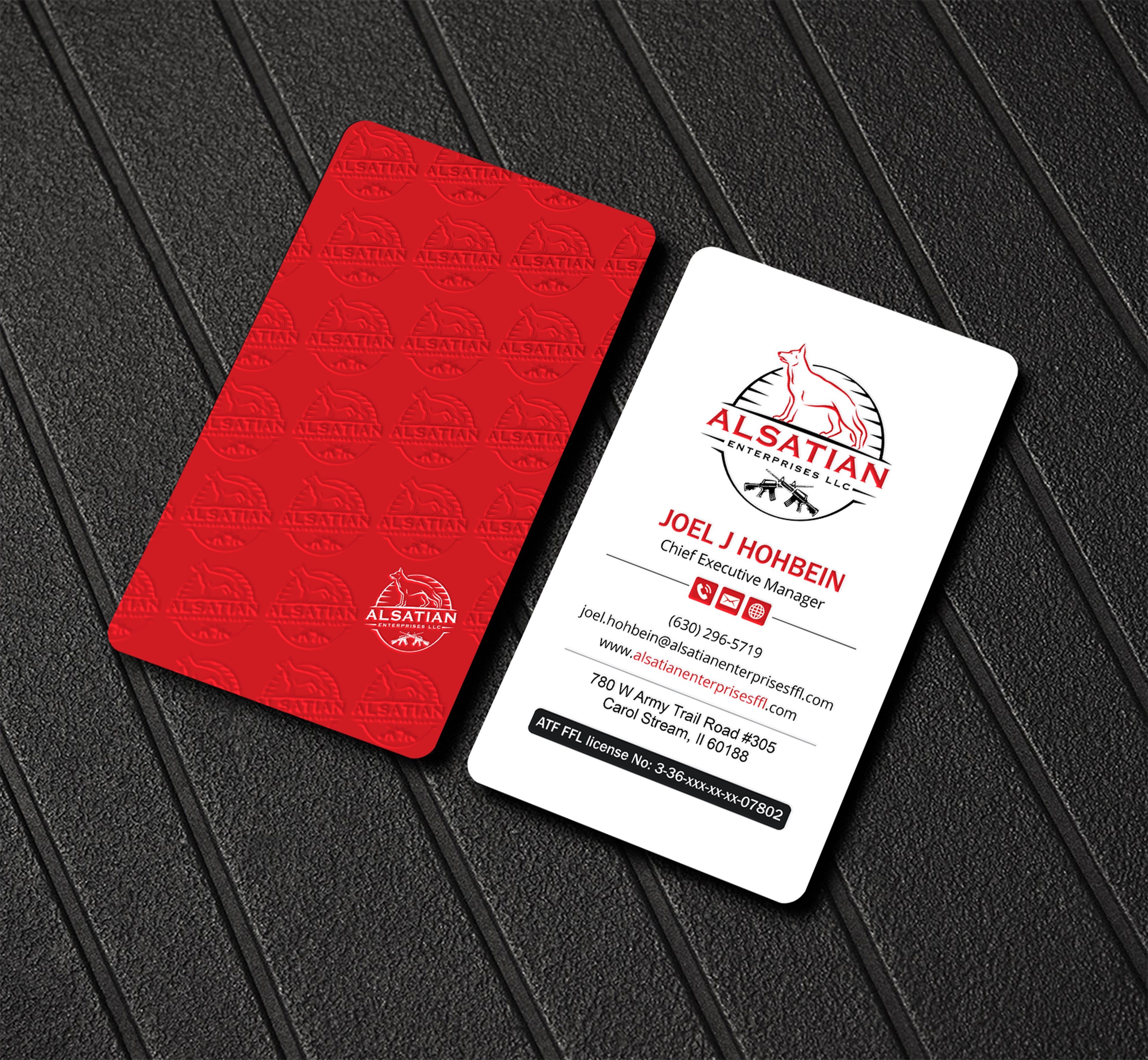 Business Card Design by artbitin for Alsatian Enterprises LLC  | Design #29080495
