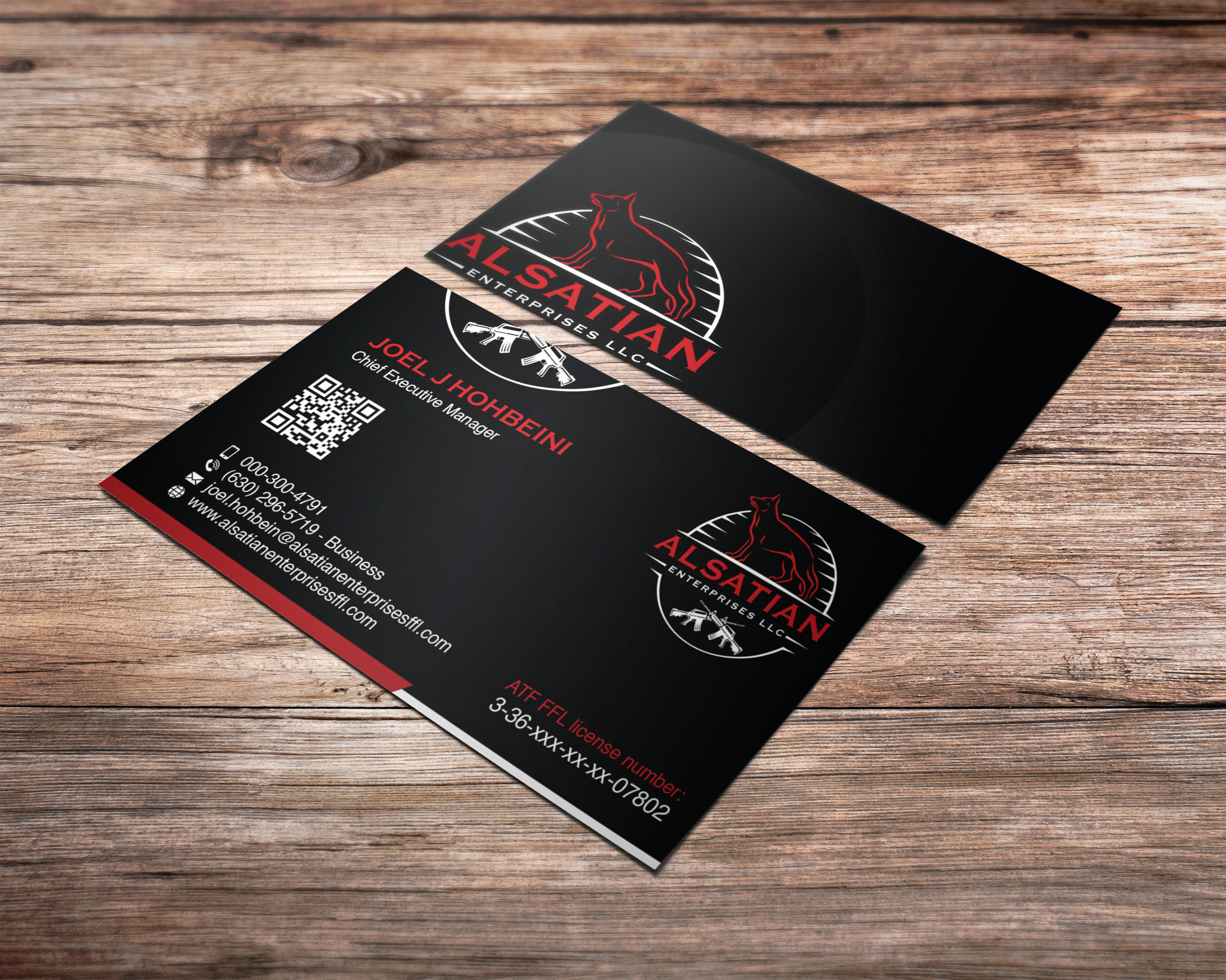 Business Card Design by Verified artistry for Alsatian Enterprises LLC  | Design #29098557