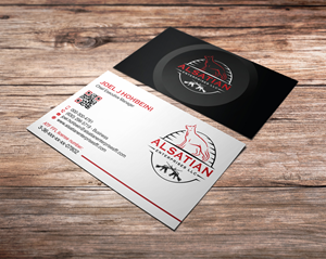 Visitenkarten-Design von Verified artistry (Design garden) für Alsatian Enterprises LLC  | Design: #29098564