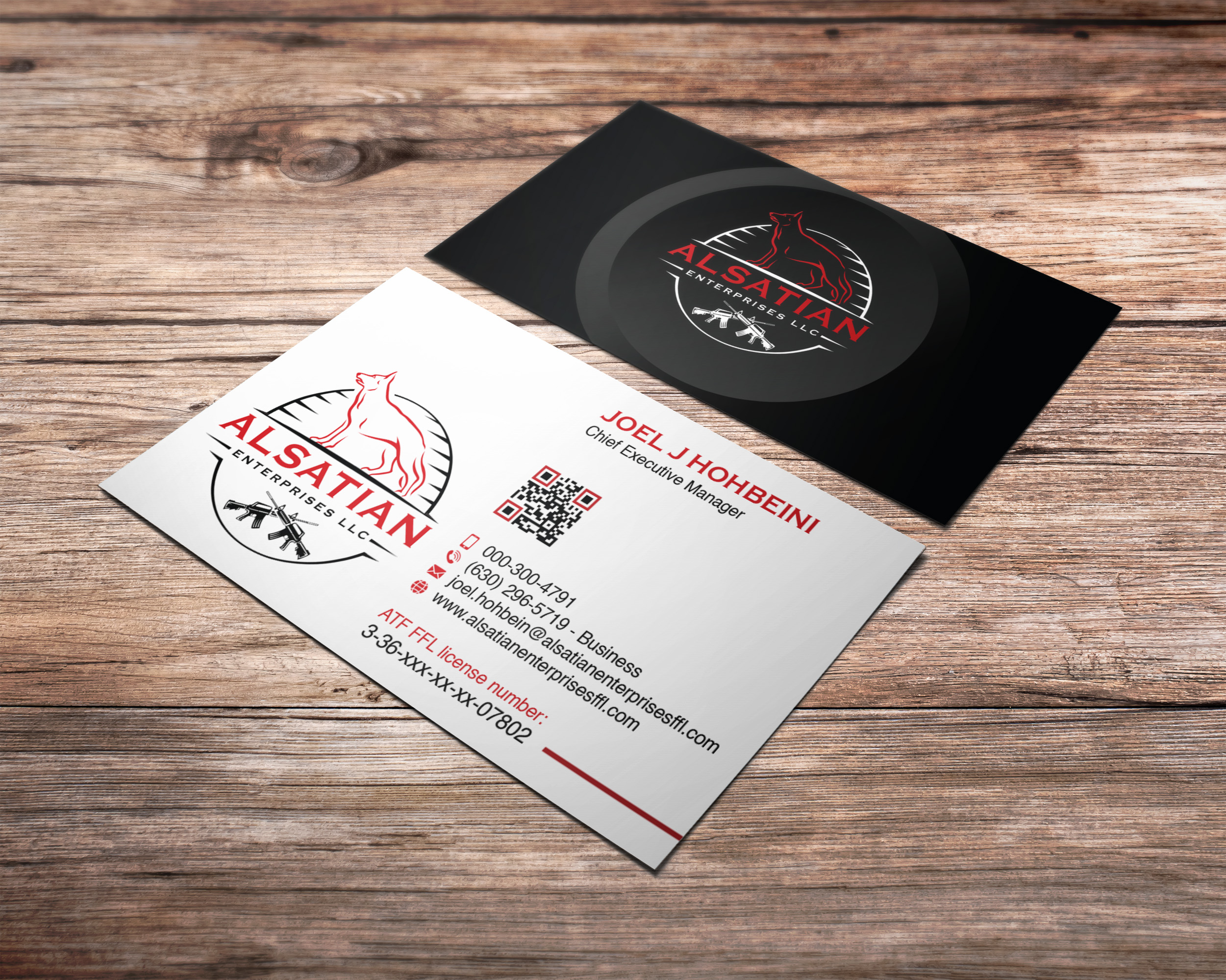 Business Card Design by Verified artistry for Alsatian Enterprises LLC  | Design #29098572