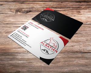 Visitenkarten-Design von Verified artistry (Design garden) für Alsatian Enterprises LLC  | Design: #29098574