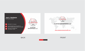 Business Card Design by Eyeonpk for Alsatian Enterprises LLC  | Design: #29124258