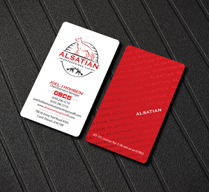 Business Card Design by Creations Box 2015 for Alsatian Enterprises LLC  | Design: #29083743