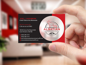 Business Card Design by Creations Box 2015 for Alsatian Enterprises LLC  | Design: #29083807