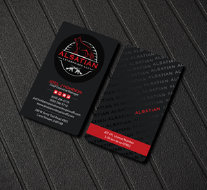 Business Card Design by Creations Box 2015 for Alsatian Enterprises LLC  | Design: #29089327
