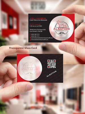 Business Card Design by Creations Box 2015 for Alsatian Enterprises LLC  | Design: #29156842