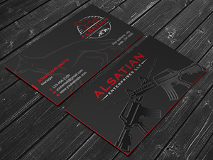 Visitenkarten-Design von LAXMI DESIGNHUB für Alsatian Enterprises LLC  | Design: #29081296