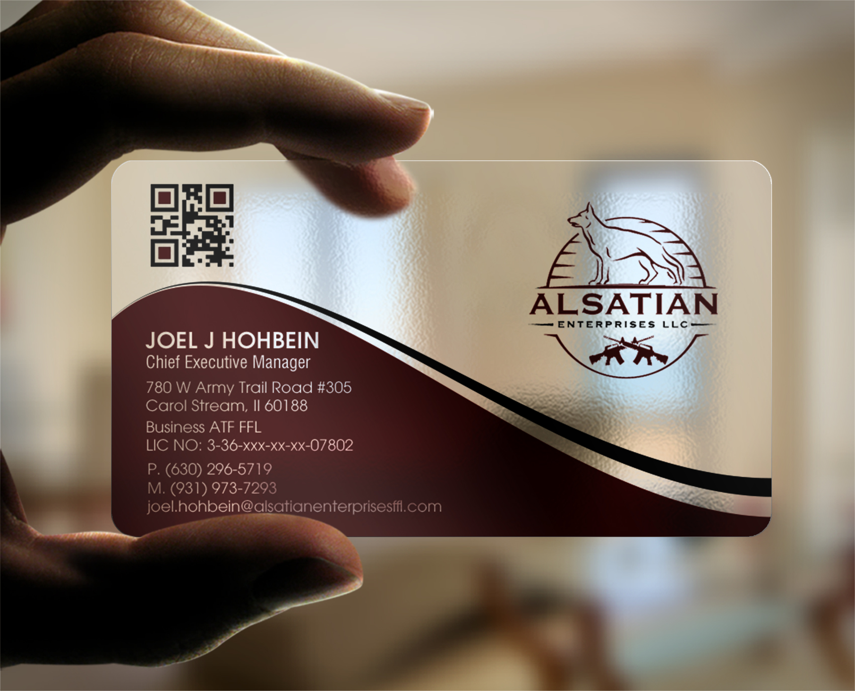 Business Card Design by chandrayaan.creative for Alsatian Enterprises LLC  | Design #29148339