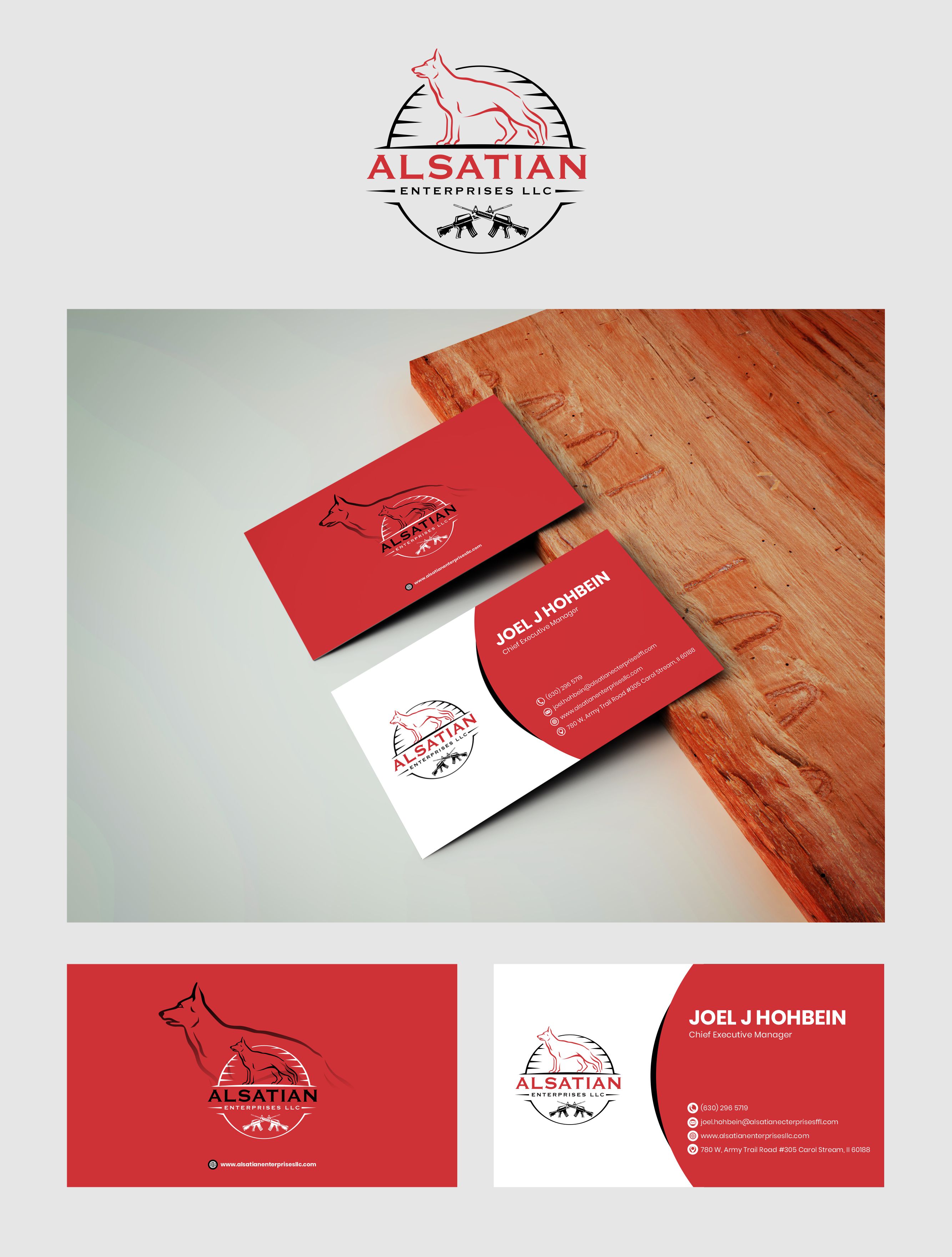 Diseño de Tarjeta de Presentación por 3Guys para Alsatian Enterprises LLC  | Diseño #29136873