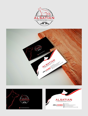 Diseño de Tarjeta de Presentación por 3Guys para Alsatian Enterprises LLC  | Diseño: #29136874