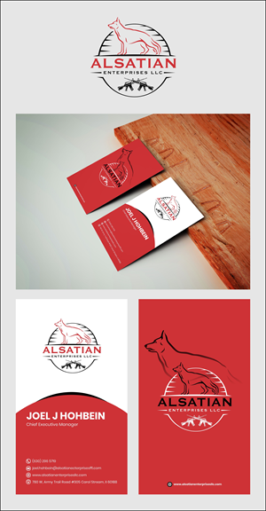 Business Card Design by 3Guys for Alsatian Enterprises LLC  | Design: #29136875