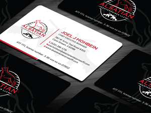 Business Card Design by Tripti Ranjan Gain for Alsatian Enterprises LLC  | Design: #29080135