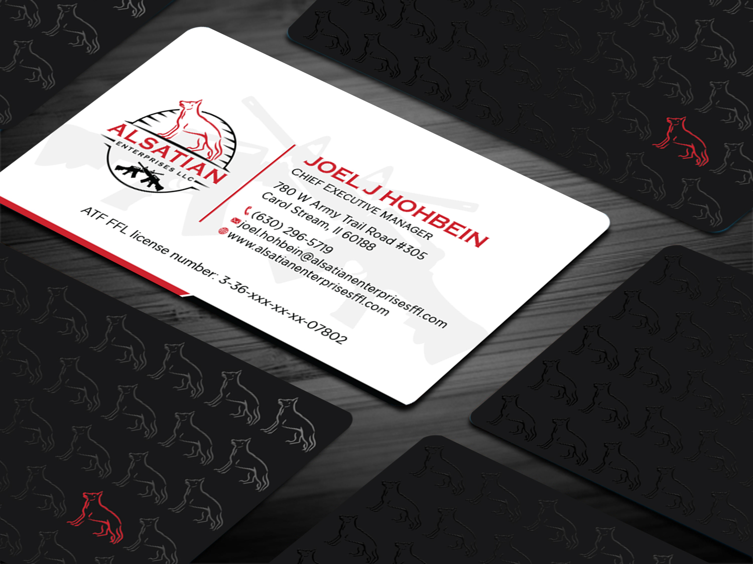 Business Card Design by Tripti Ranjan Gain for Alsatian Enterprises LLC  | Design #29080136