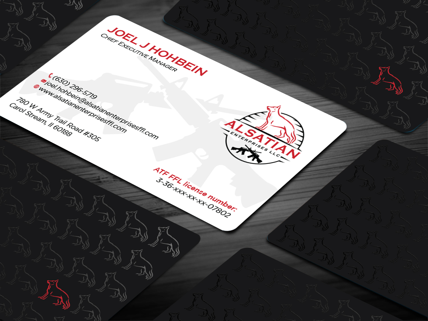 Business Card Design by Tripti Ranjan Gain for Alsatian Enterprises LLC  | Design #29080140