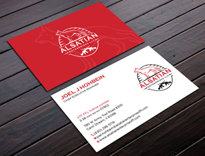 Business Card Design by Tripti Ranjan Gain for Alsatian Enterprises LLC  | Design: #29080147