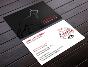 Business Card Design by Tripti Ranjan Gain for Alsatian Enterprises LLC  | Design: #29080148