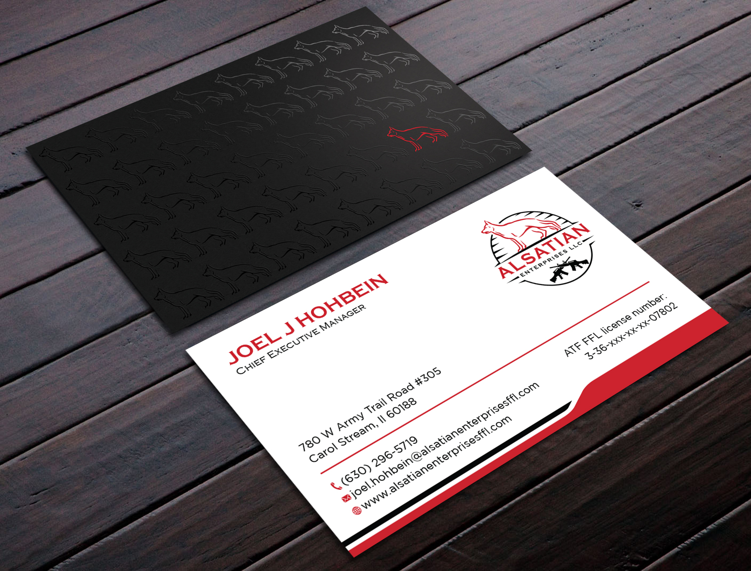 Business Card Design by Tripti Ranjan Gain for Alsatian Enterprises LLC  | Design #29080158