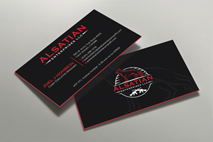 Business Card Design by Tripti Ranjan Gain for Alsatian Enterprises LLC  | Design: #29080159