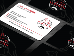 Business Card Design by Tripti Ranjan Gain for Alsatian Enterprises LLC  | Design: #29080161