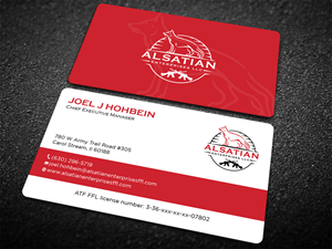 Visitenkarten-Design von Tripti Ranjan Gain für Alsatian Enterprises LLC  | Design: #29080162