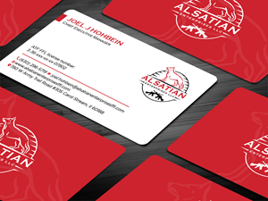 Visitenkarten-Design von Tripti Ranjan Gain für Alsatian Enterprises LLC  | Design: #29080175