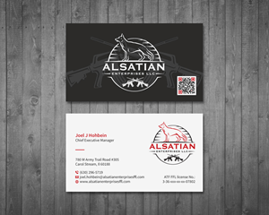 Diseño de Tarjeta de Presentación por MDesign para Alsatian Enterprises LLC  | Diseño #29118298
