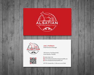 Business Card Design by MDesign for Alsatian Enterprises LLC  | Design: #29118302