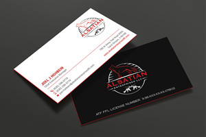 Diseño de Tarjeta de Presentación por DesignShout para Alsatian Enterprises LLC  | Diseño: #29080910