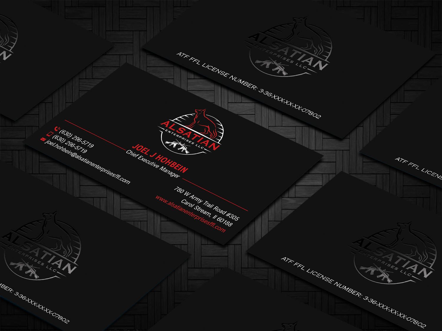 Design de Carte de Visite par DesignShout pour Alsatian Enterprises LLC  | Design #29081001