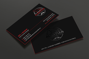 Diseño de Tarjeta de Presentación por DesignShout para Alsatian Enterprises LLC  | Diseño: #29081004