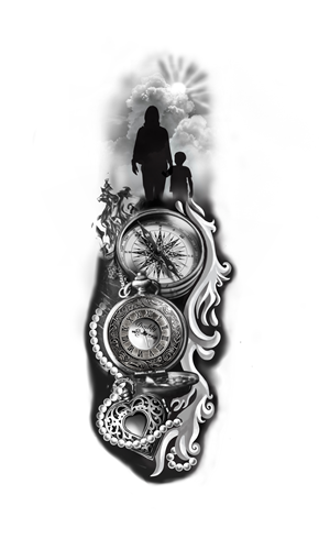 Elegant and Feminine Arm sleeve tattoo | Tattoo Design by ELAMANTS