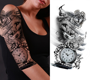 Elegant and Feminine Arm sleeve tattoo | Tattoo Design by Mahder