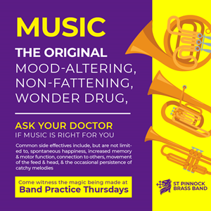 Modernising a Traditional Image - St Pinnock Brass Band | Grafik-Design von desainerd
