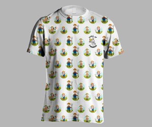 All over printing, repeat design, customized | T-shirt Design by Andi Yan