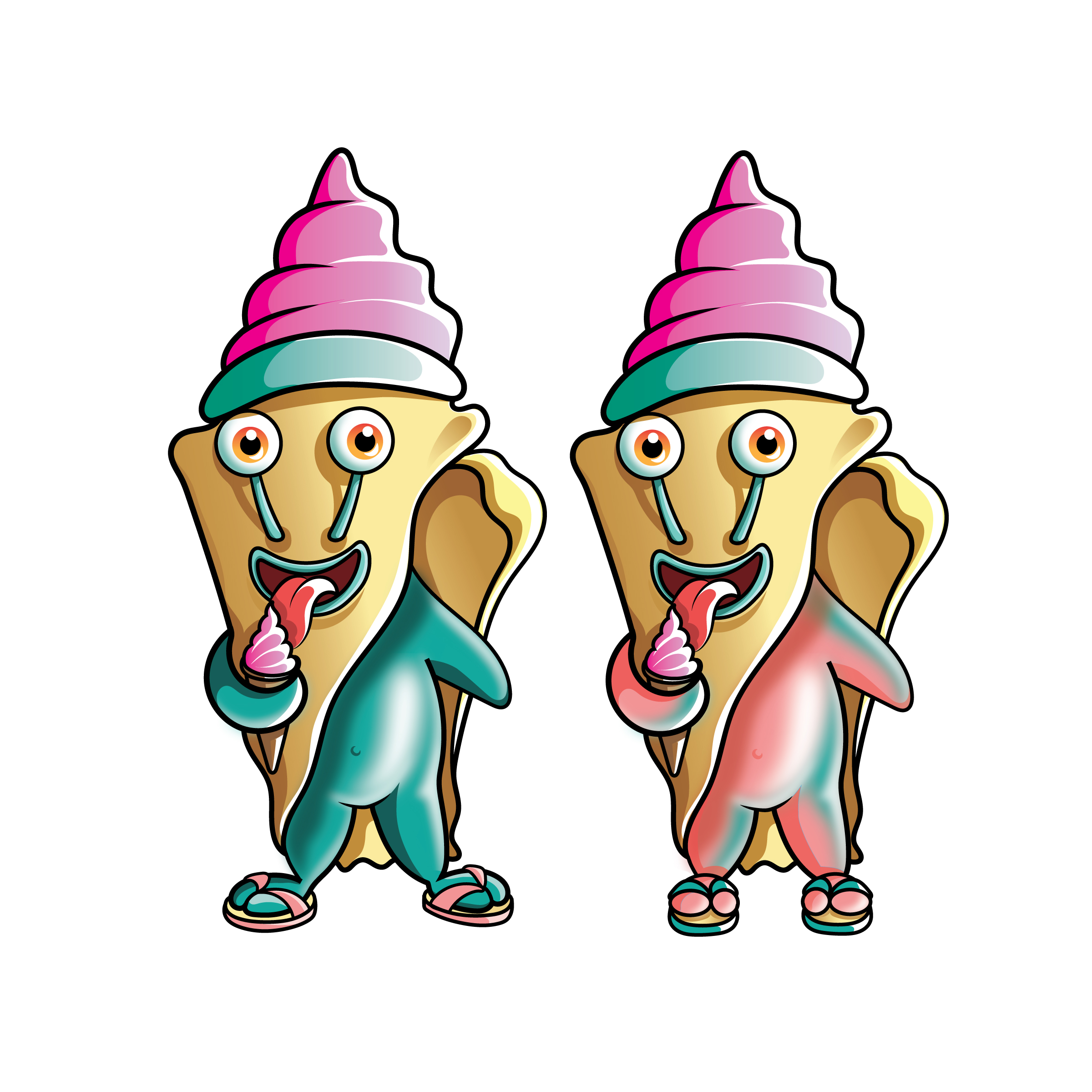 Mascot Design by Prageeth for Conch Custard, Inc. | Design #29112535