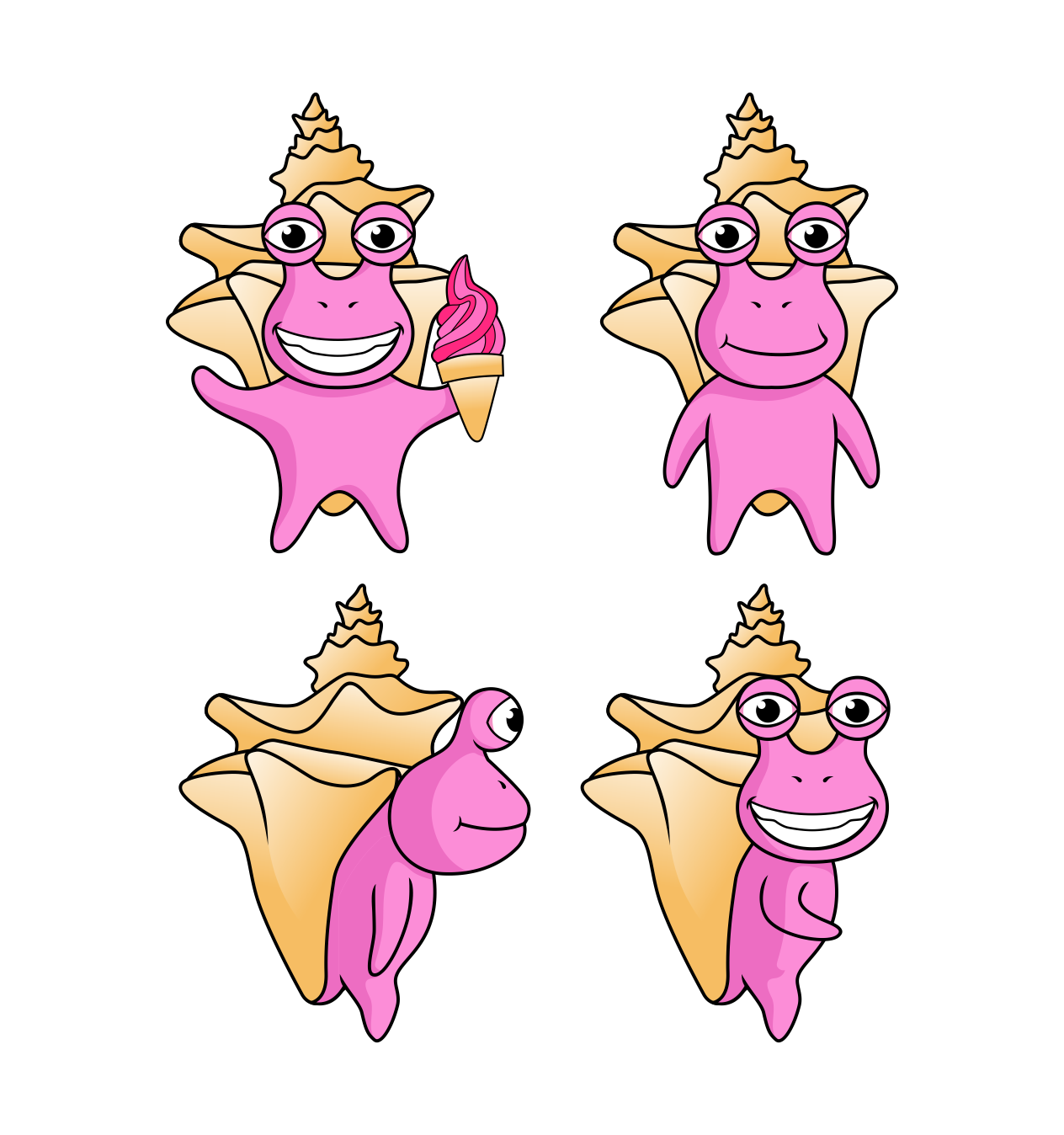 Mascot Design by alpino for Conch Custard, Inc. | Design #29108895