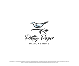 Pretty Paper Blackbirds | Diseño de Logo por ecorokerz