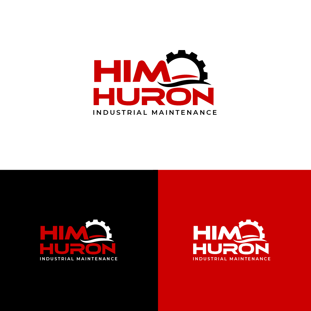 Logo-Design von AlphabetZero.co.uk für Huron Industrial Maintenance  | Design #29092015