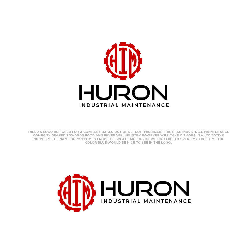 Logo Design by AlphabetZero.co.uk for Huron Industrial Maintenance  | Design #29092022