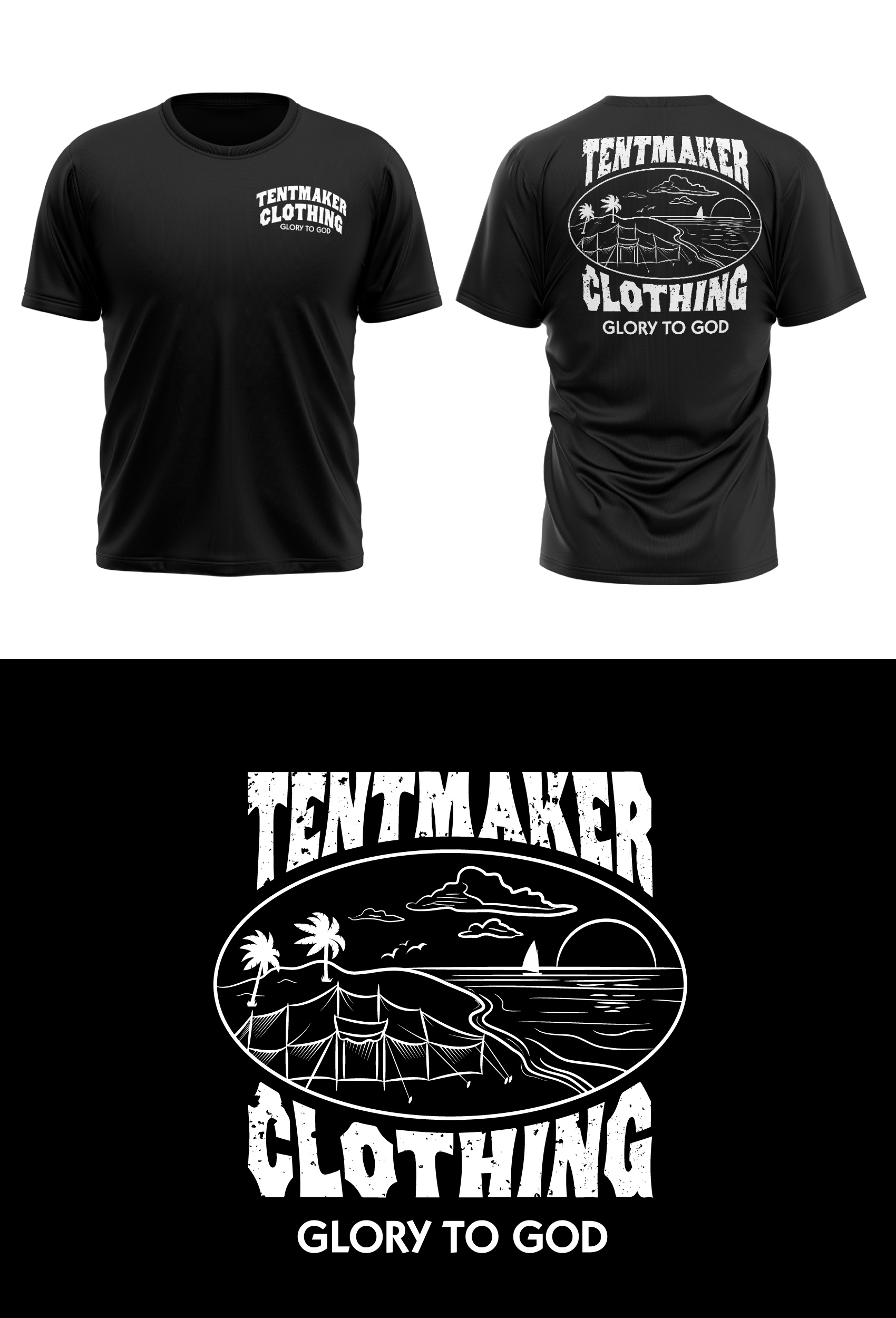 T-shirt Design by Sergio Coelho for Tent Maker Clothing Co. | Design #29090434